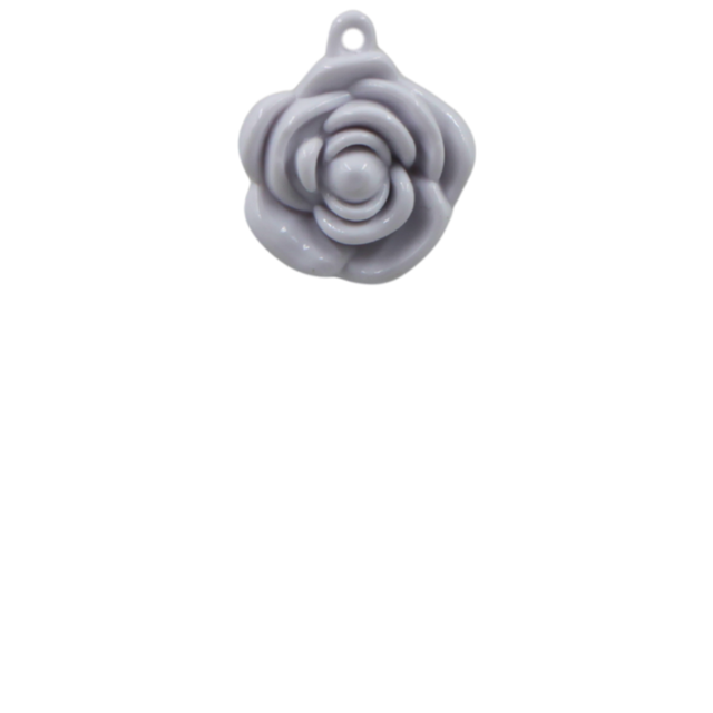 Breloque (old stock) - Fleur - 2,5cm x 2cm - Résine