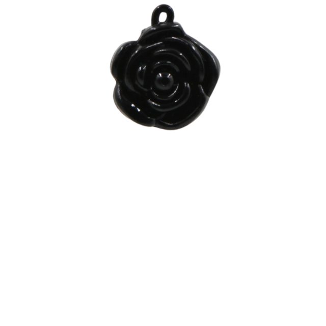 Breloque (old stock) - Fleur - 2,5cm x 2cm - Résine