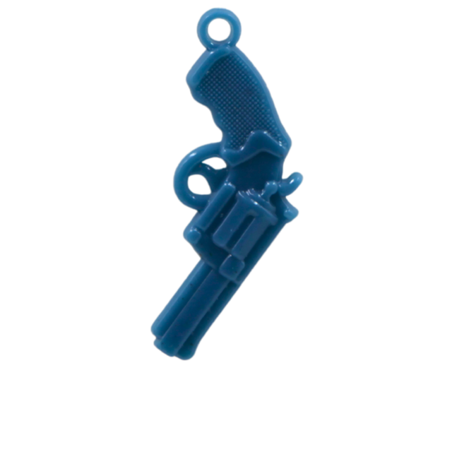 Maxi breloque vintage - Pistolet - 5cm - Plastique