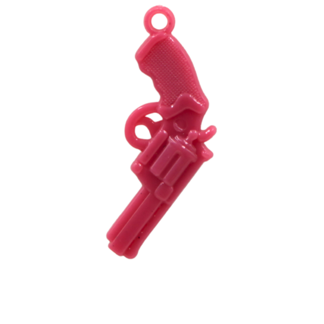 Maxi breloque vintage - Pistolet - 5cm - Plastique