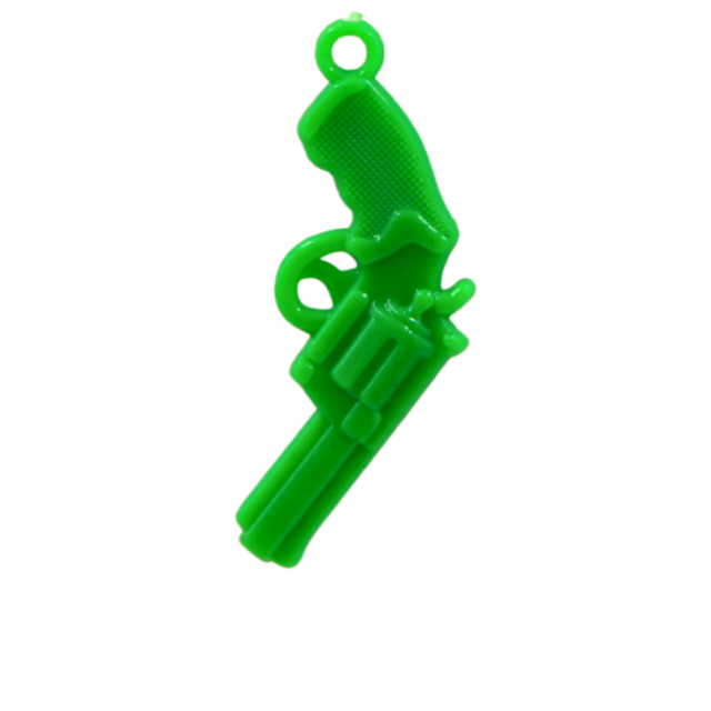 Maxi breloque vintage - Pistolet - 5cm - Plastique
