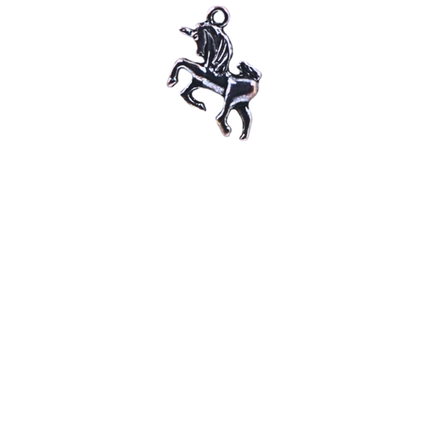 Breloque - Licorne - 2cm - Métal - Old stock