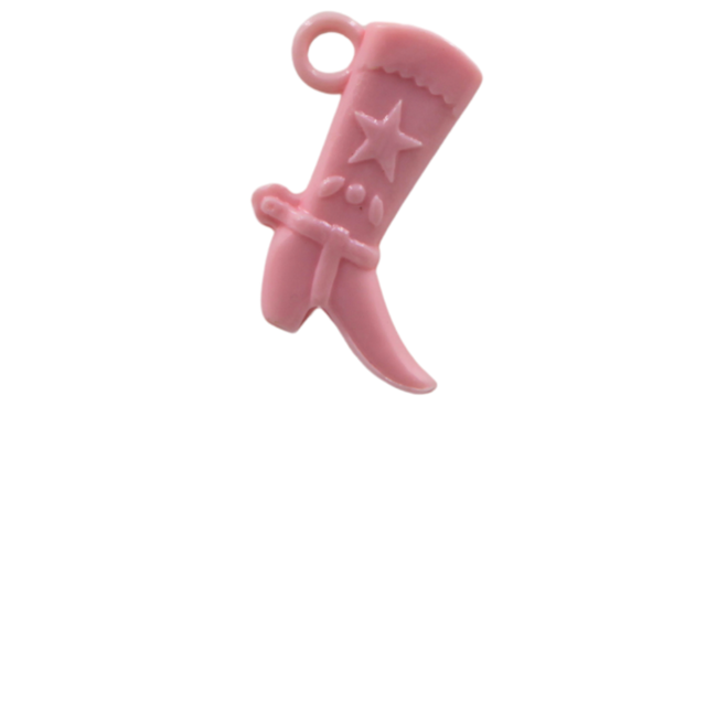 Breloque vintage - Santiag - 3,5cm - Plastique