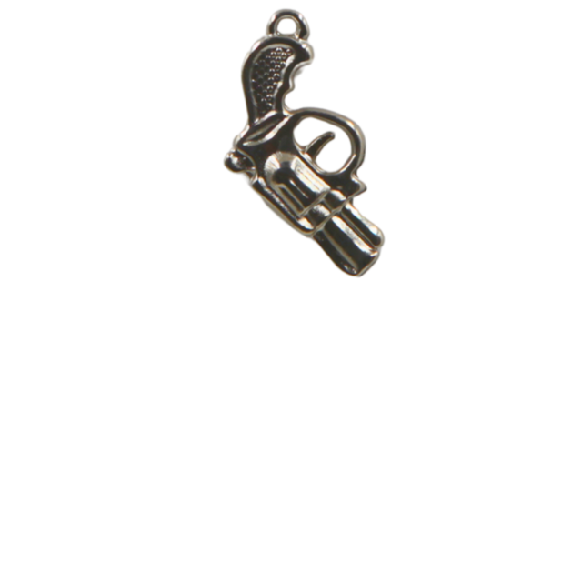 Breloque dead stock - Pistolet - 3cm - Métal