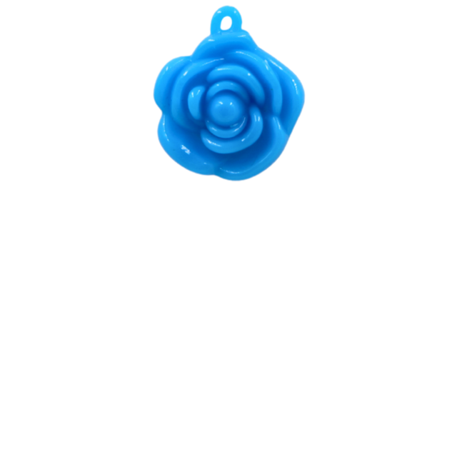 Breloque (old stock) - Fleur - 2,5cm x 2cm - Résine