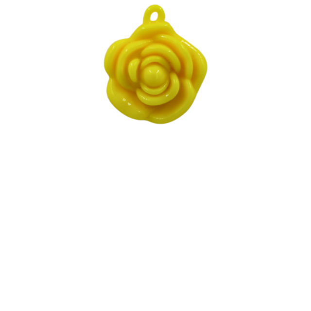 Breloque (old stock) - Fleur - 2,5cm x 2cm - Résine