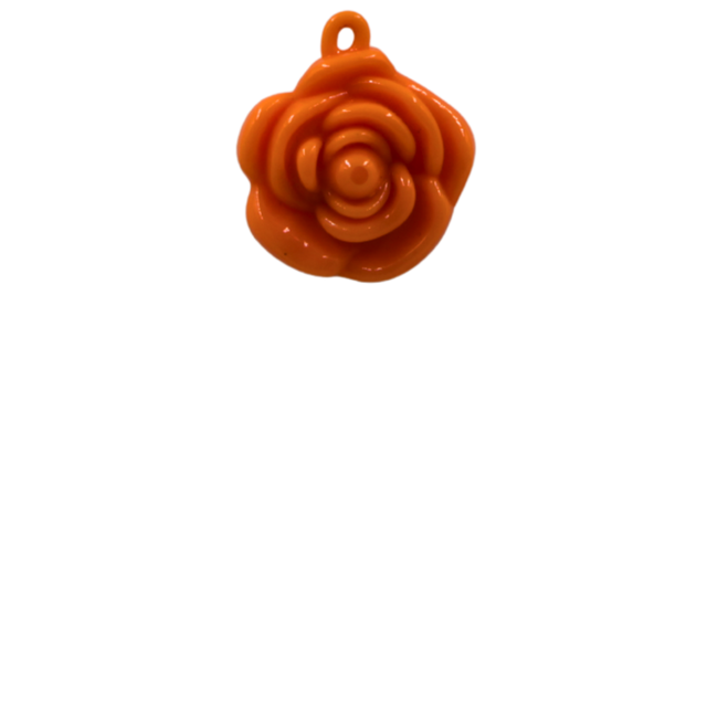 Breloque (old stock) - Fleur - 2,5cm x 2cm - Résine