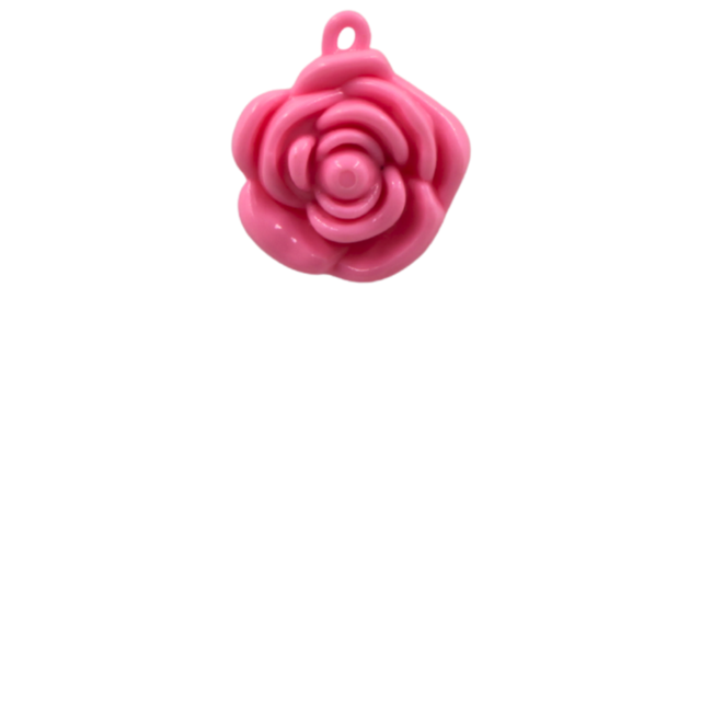 Breloque (old stock) - Fleur - 2,5cm x 2cm - Résine