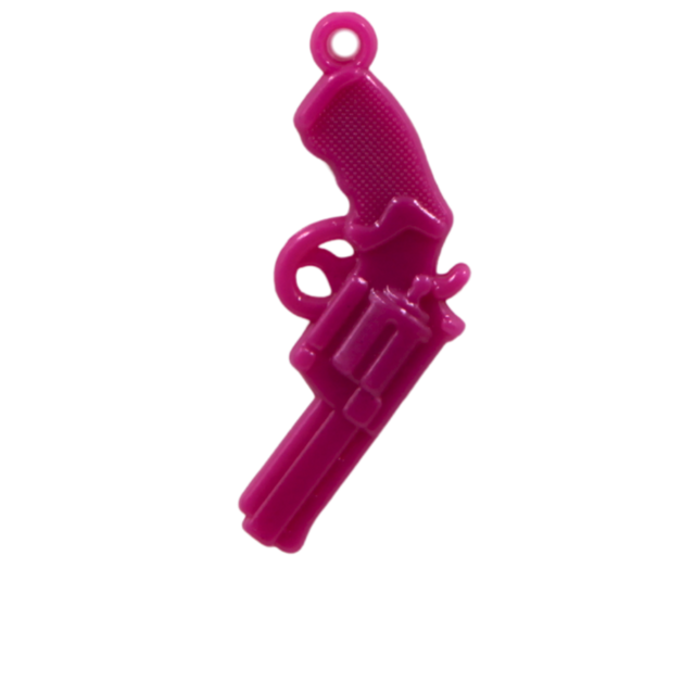 Maxi breloque vintage - Pistolet - 5cm - Plastique